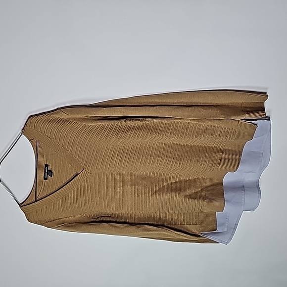 Hilary Radley tan XL Ling sleeve sweater - Picture 2 of 7